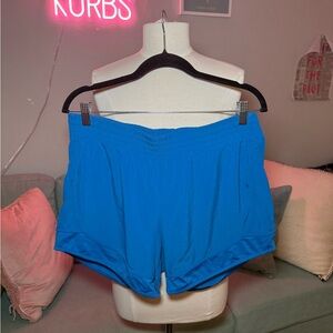 Lucy Vibrant Blue Men's Athletic Shorts